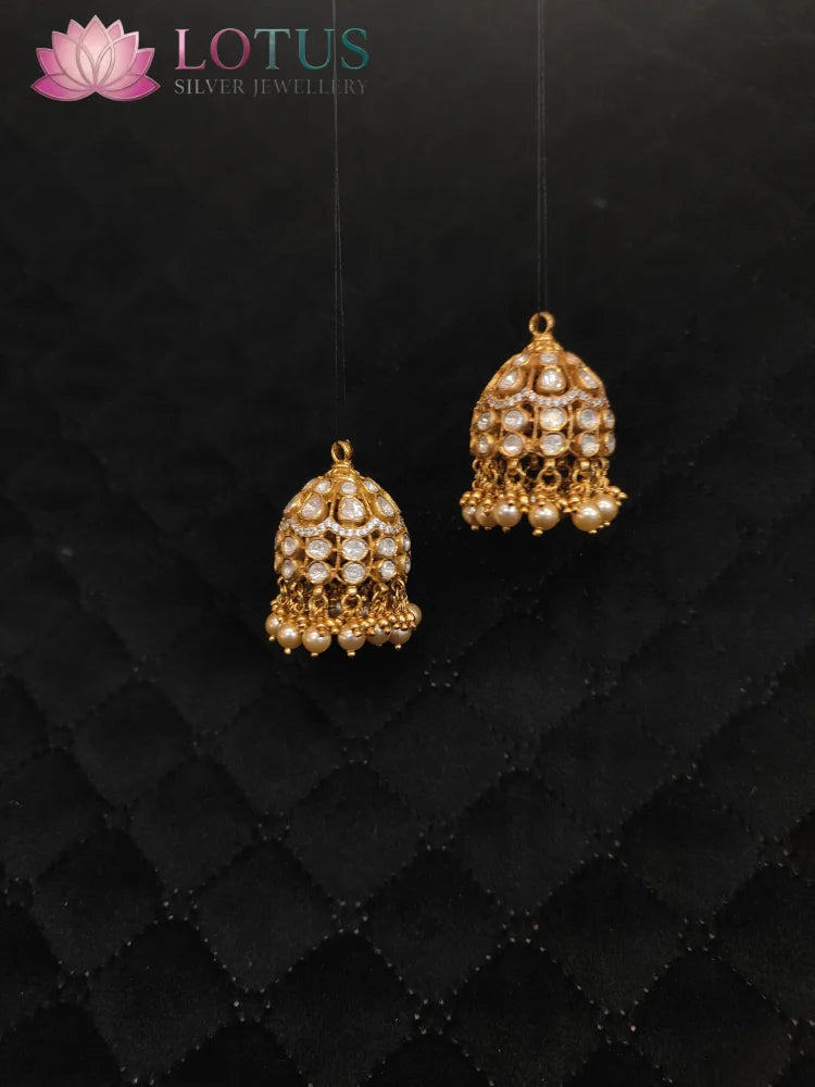 Moissanite - Jhumkas - KLO26L2