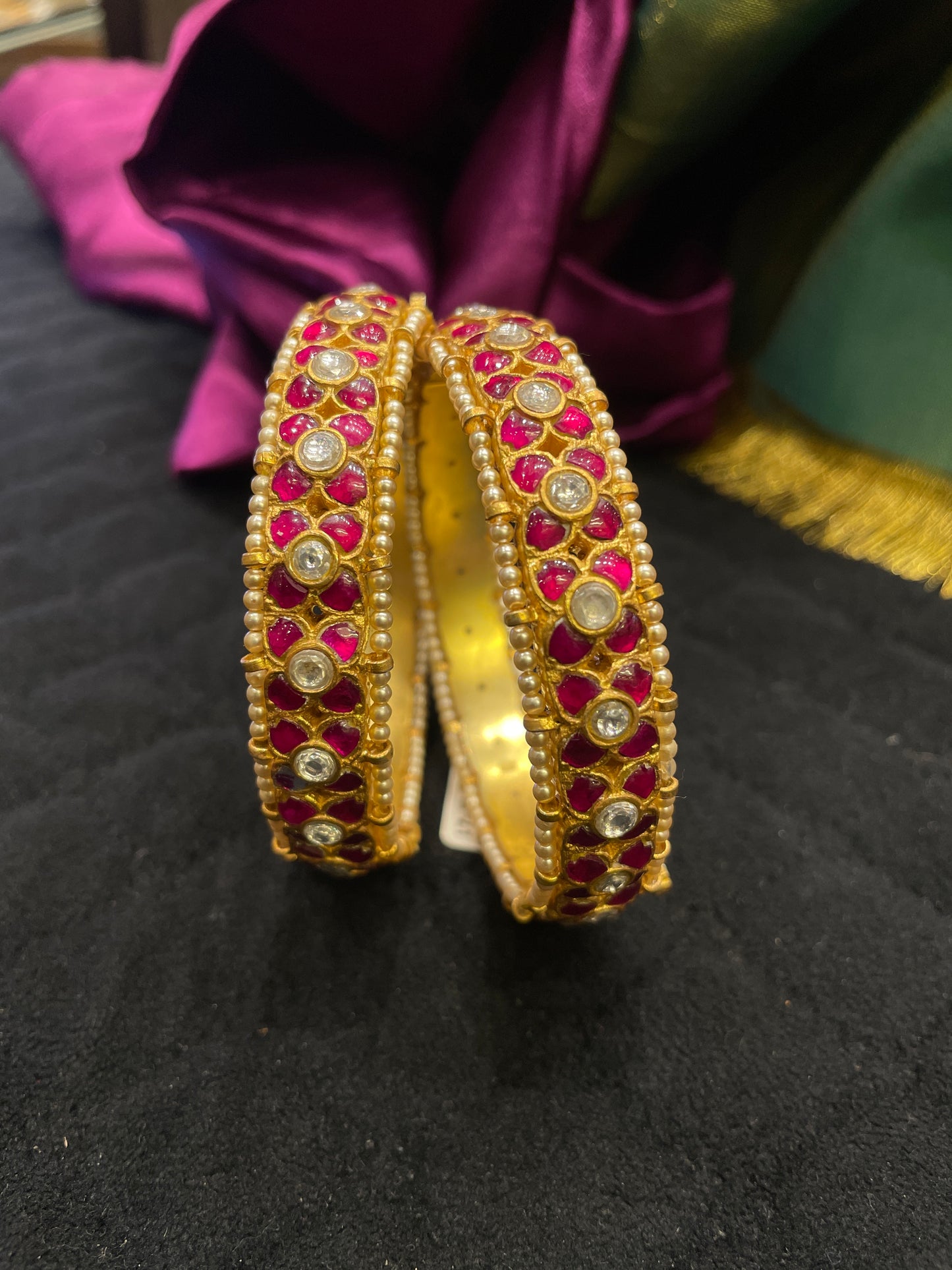 Bangles Kundan - MLO25A192