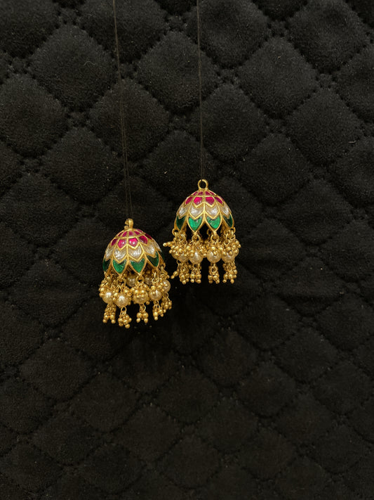 Kundan - Earrings - MLO26H161