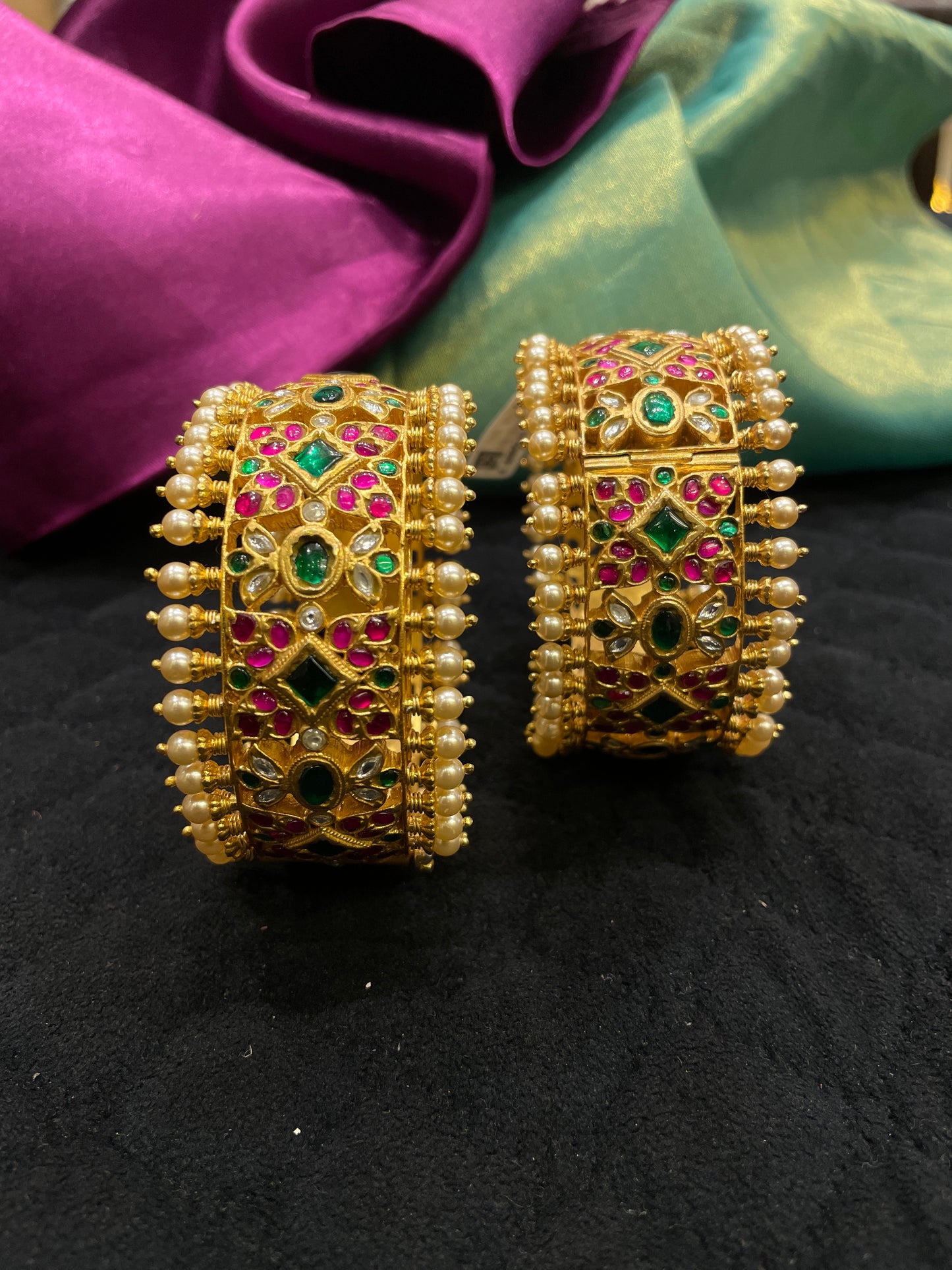 Bangles Kundan - MLO26K25