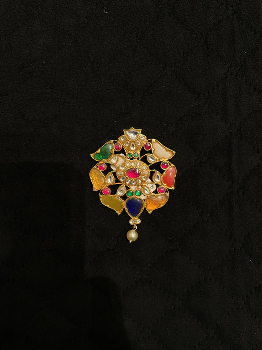 Kundan Pendant - MLO27D253