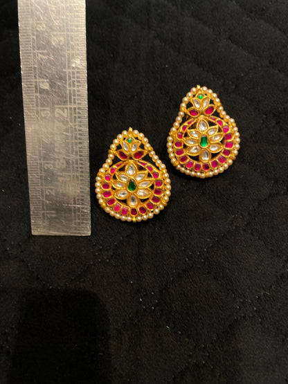 Kundan - Earrings - MLO27D281