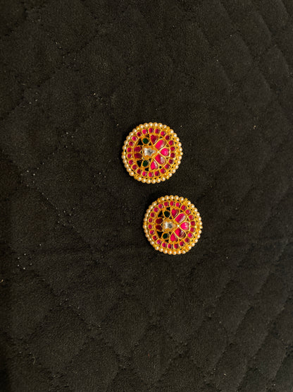 Kundan - Earrings - MLO27D282