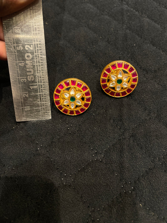 Kundan - Earrings - MLO27D286
