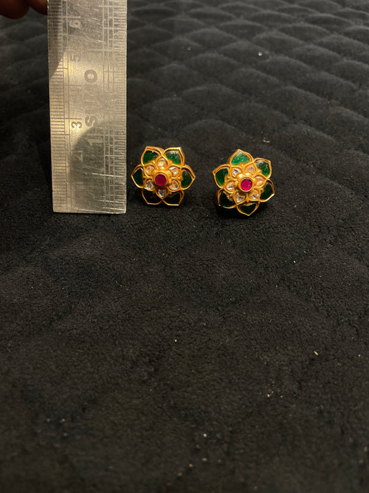 Kundan - Earrings - MLO27D291