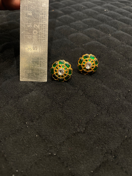 Kundan - Earrings - MLO27D296