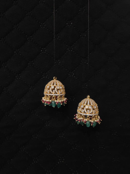 Jhumka - Moissanite - PLO24A72