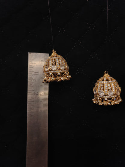 Jhumka - Moissanite - PLO24G211