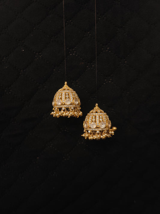 Jhumka - Moissanite - PLO24G211