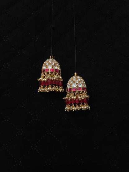 Jhumka - Moissanite - PLO26O44