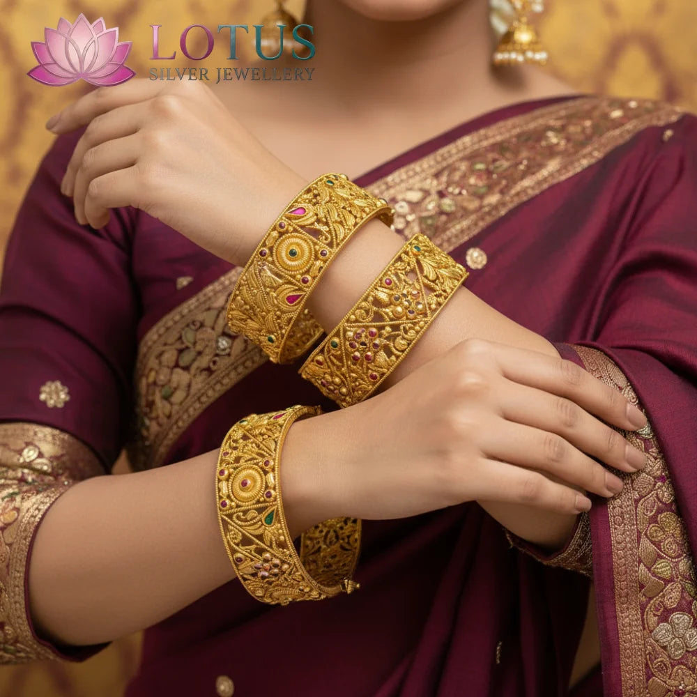 Deep Nagas Bangles - MLO24I180