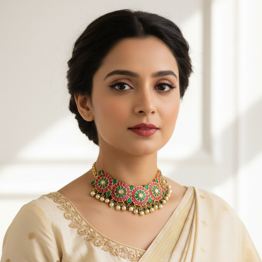 Kundan - Necklaces - MLO24L516