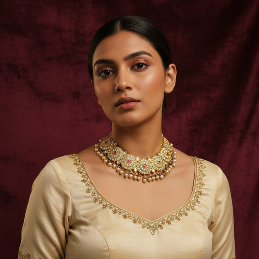 Kundan - Necklaces - MLO24B22