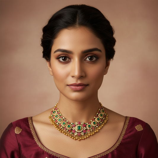 Kundan - Necklaces - MLO26G107