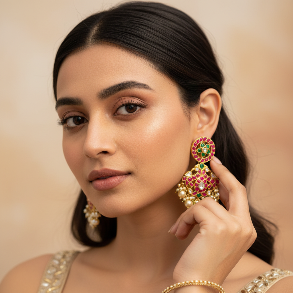 Hanging Kundan KLO26L153