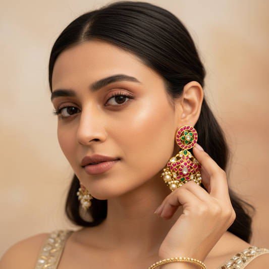 Hanging Kundan KLO26L153