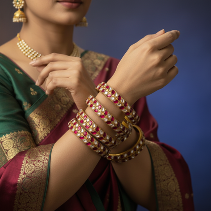 Bangles Kundan - MLO24A123