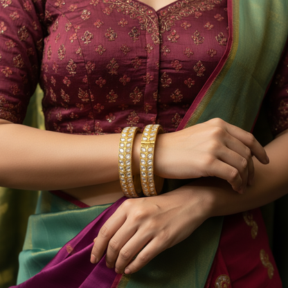 Bangles Kundan - MLO25J28