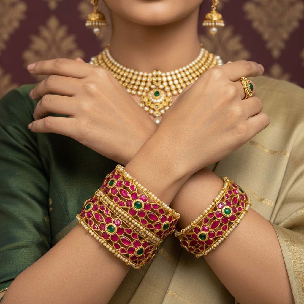 Bangles Kundan - MLO26O95