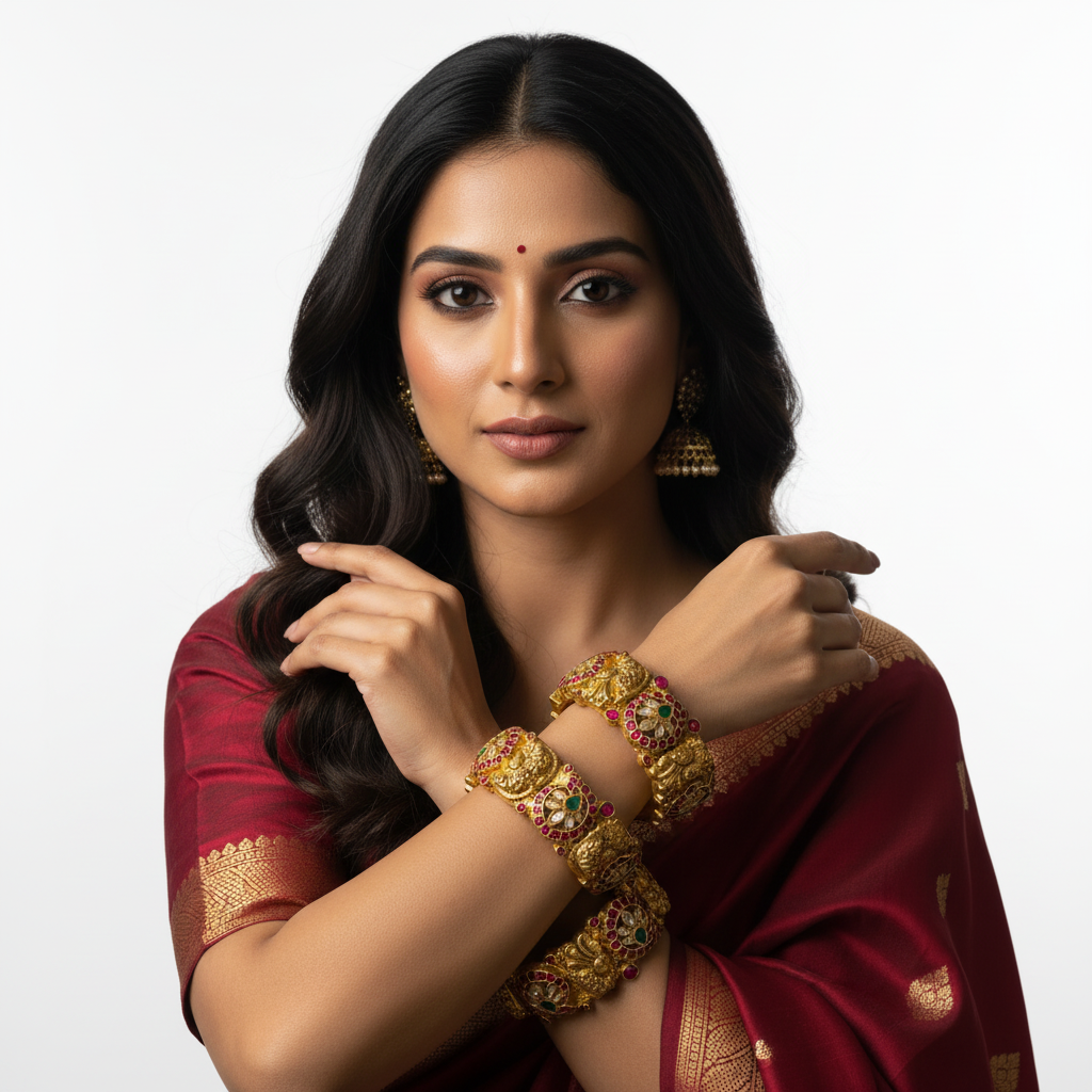 Bangles Kundan - MLO26G2