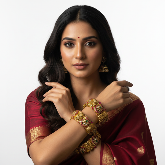 Bangles Kundan - MLO26G2