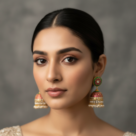 Kundan - Earrings - MLO26M13