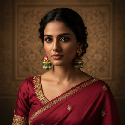 Kundan - Earrings - MLO26J42