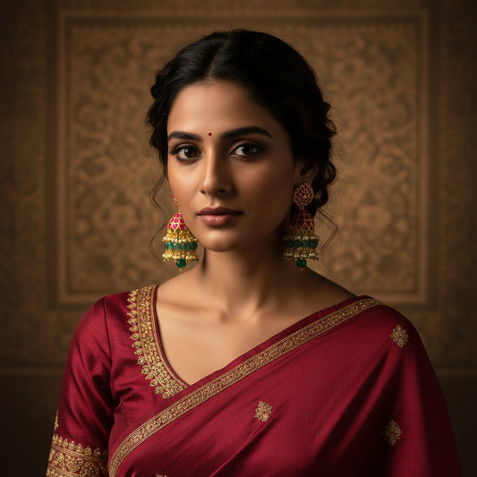 Kundan - Earrings - MLO26J42