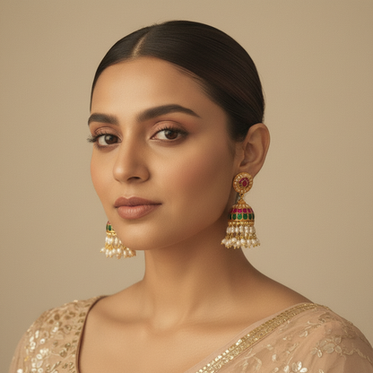 Kundan - Earrings - MLO27D264