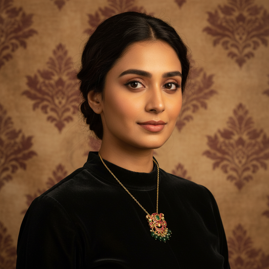 Kundan Pendant - MLO27D188