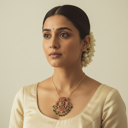 Kundan Pendant - MLO27D174