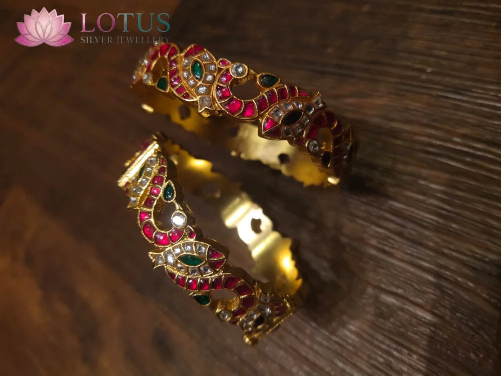 Kundan Bangles - KLO24L141