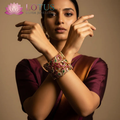 Kundan Bangles - KLO24L141