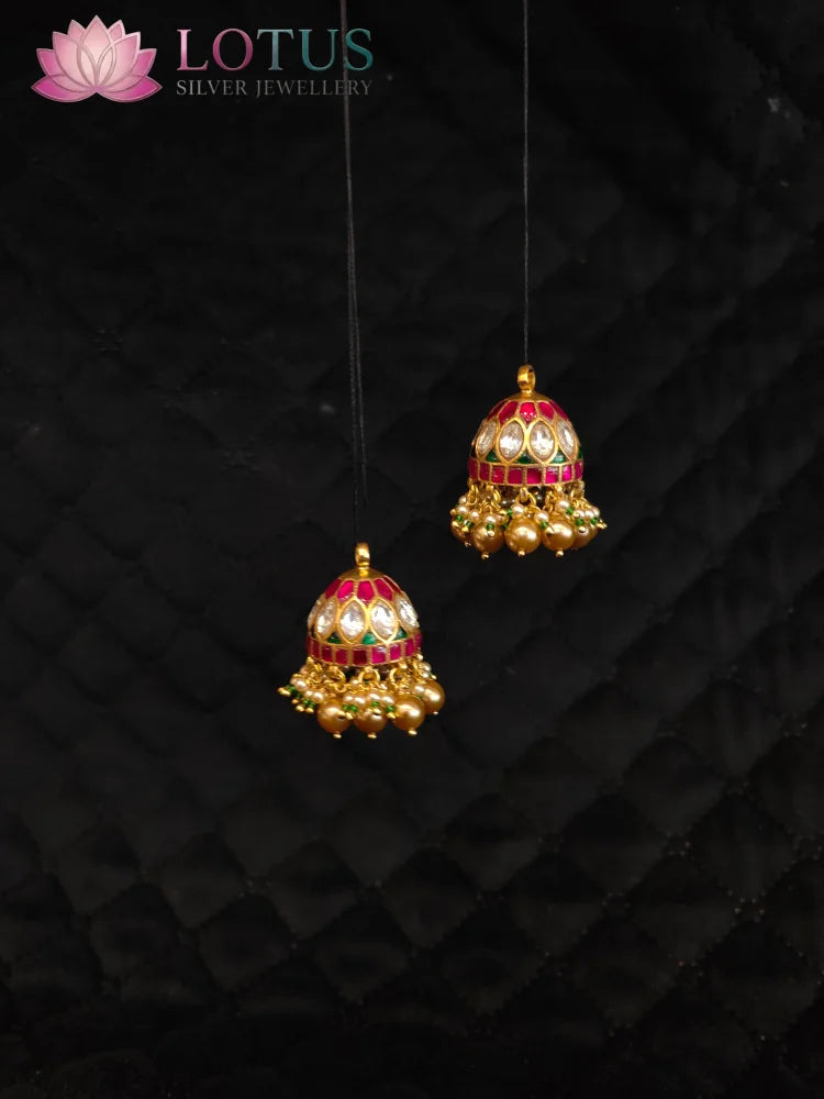 Kundan - Jhumkas - KLO26O295