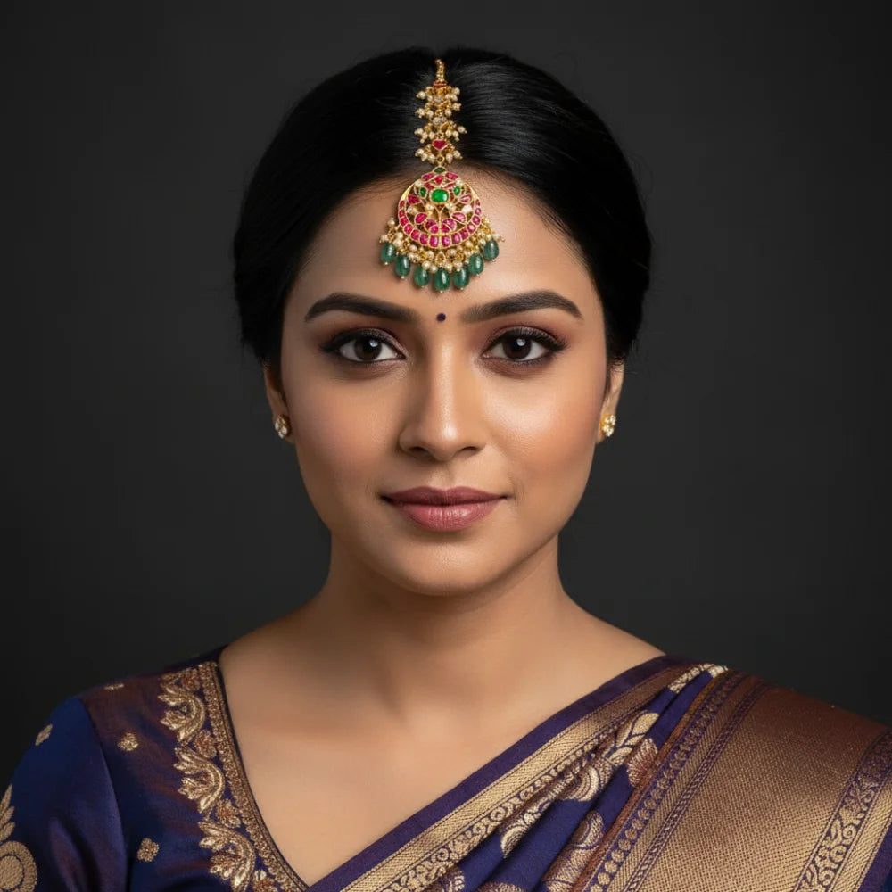 Kundan Maang Tikka - KLO26L177