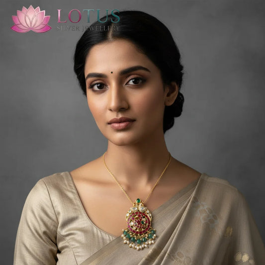 Kundan Pendant - MLO26J28