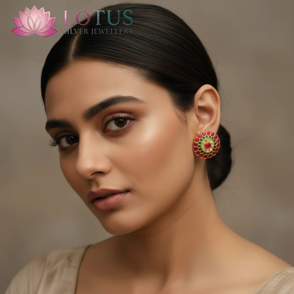 Kundan - Studs - KLO26O275
