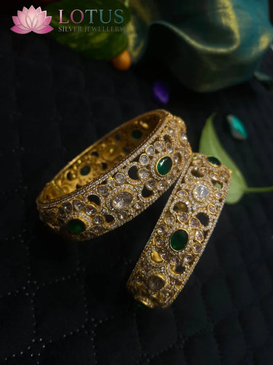 Moissanite Bangles - KLO24E1218