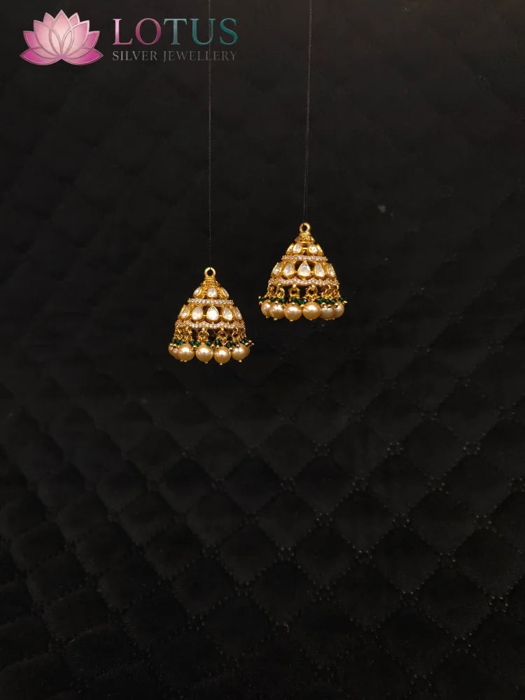 Moissanite - Jhumkas - KLO26K29